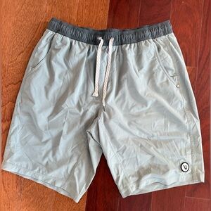 Vuori Pastel Green Performance Shorts